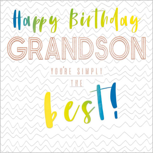 Picture of GRANDSON BIRTHDAY CARD